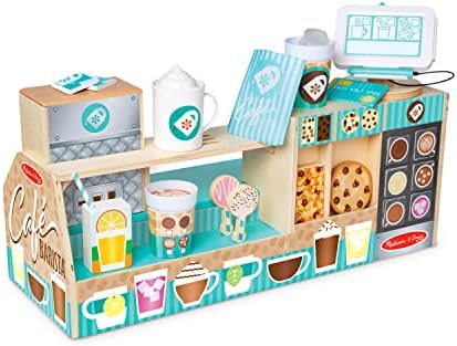 Melissa & Doug Melissa Doug Wooden Cafe Barista Coffee Shop 35 Pieces - FSC Certified
