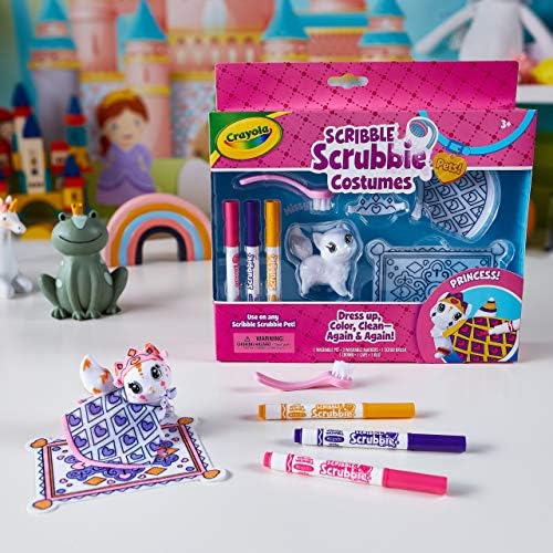Crayola Scribble Scrubbie Pets Princess Playset Girls Boys