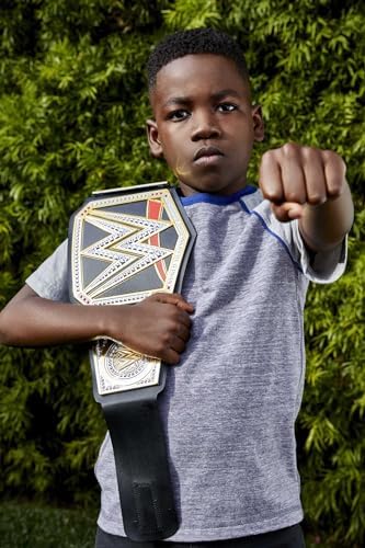 Mattel WWE Championship Title Belt Kid-Sized Wearable Role-Play Costume Accessory with