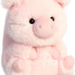Aurora Round Rolly PetTM Prankster PigTM Stuffed Animal - Adorable Companions - On-The-Go