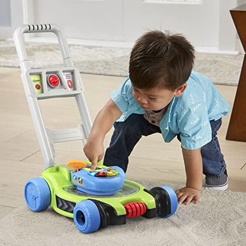VTech Pop and Spin Mower Toy Frustration Free Packaging Green