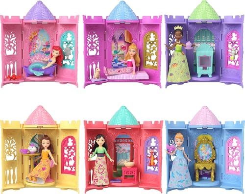 Mattel Disney Princess Tower Surprise Small Dolls Stacking Playset