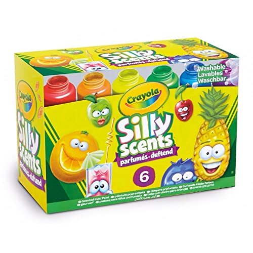 Crayola Silly Scents Washable Paint Scented Paint 6Count