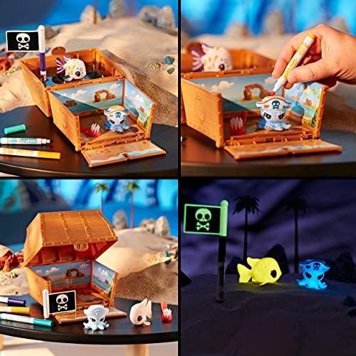 Crayola Scribble Scrubbie Pets Glow Ocean Playset for Boys Girls Gifts for Ages 3 4 5 6