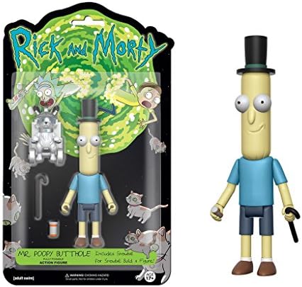 Funko 5 Articulated Rick and Morty Poopy Butthole Action Figure