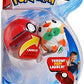 Pokemon Pop Action Poke Launcher with Launching Mini Rowlet Plush Poke Ball 95082