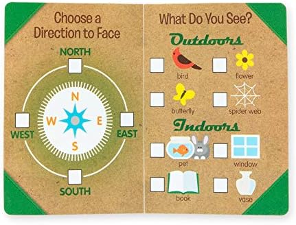 Melissa & Doug Melissa Doug Let's Explore Binoculars Compass Toy Outdoor Activity for