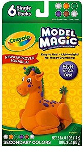 Crayola Bulk Buy Model Magic .5 Ounce 6 Pack Secondary Colors 23-2404 2-Pack