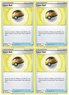 Pokemon Level Ball 129163 - Battle Styles Pokemon Trainer Card X4 Playset 4X