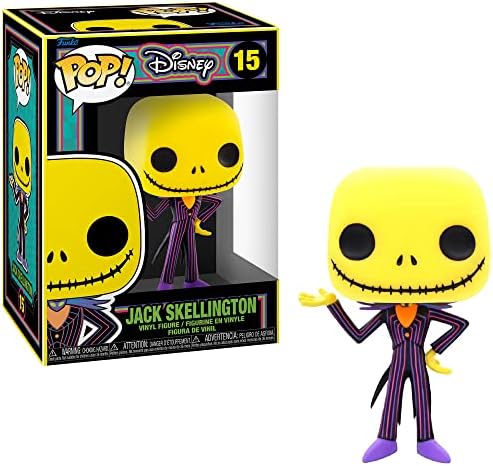 Funko POP Disney The Night Before Christmas Blacklight- Jack Mayor Oogie Zero and Sally