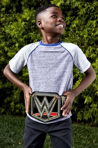 Mattel WWE Championship Title Belt Kid-Sized Wearable Role-Play Costume Accessory with