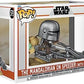 Funko POP Rides Deluxe Mando on Speeder Star Wars The Mandalorian Multi-Colour 68285