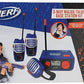 Nerf Walkie Talkies Set 3 Piece Walkie Talkie Base Station Kit for and Adults Long Rang