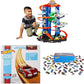 Hot Wheels City Toy Car Track Set Ultimate Garage with T-Rex Dinosaur Store 100 164 Scale Vehicle