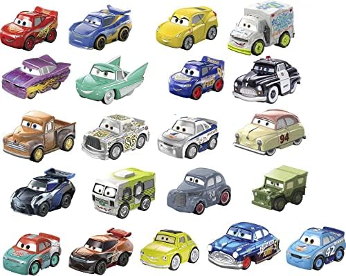 Mattel Disney and Pixar Cars Mini Racers 10-Pack Set with 10 Toy Vehicle