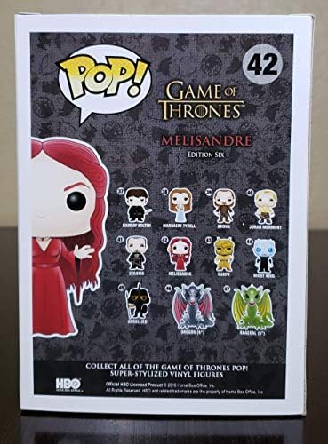 Funko Pop Game of Thrones 42 Melisandre Translucent