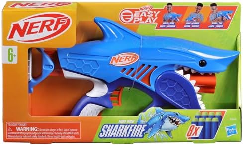NERF Wild Lionfury Easy Play Dart Blaster 16 Nerf Elite Darts Nerf Blaster Lion for 6