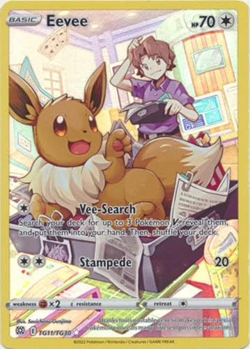 Pokemon Eevee - TG11TG30 - Character Rare - Sword Shield Brilliant Stars