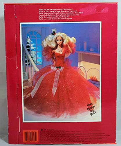 Mattel 1988 HAPPY HOLIDAYS BARBIE - 1ST IN COLLECTIBLE SERIES by Mattel