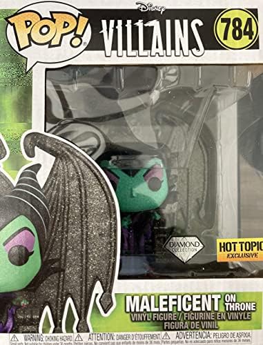 Funko POP Villians Maleficent ON Throne Diamond Glitter HOT Topic