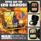 Pokemon Card Binder Card Box Playing Card Case Travel Storage Case Holds 200 Cards Anime