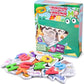 Crayola ABC Matching Magnet Set - Animal Party 52 Colorful Quality Foam Magnets Including