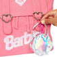 Barbie Clothes Set Beach-Themed with Swimsuit 5 Acessories Zippered Doll