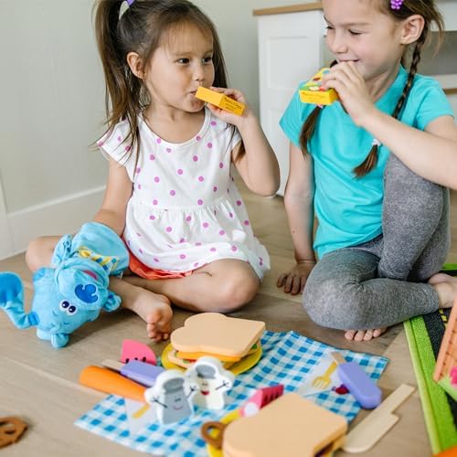 Melissa & Doug Melissa Doug Blue's Clues You Share with Blue Picnic with Hand Puppet -