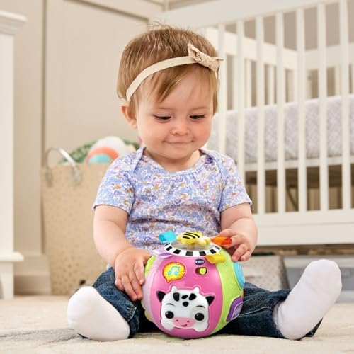 VTech Baby On-The-Moove Activity Ball with Textures Orange