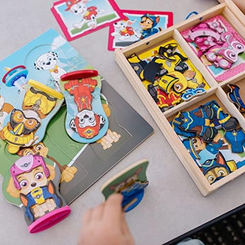 Melissa & Doug Melissa Doug PAW Patrol Wooden Magnetic Pretend Play 64 Pieces