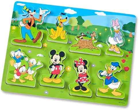 Melissa & Doug Melissa Doug Disney Mickey Mouse Wooden Chunky Puzzle