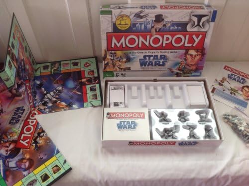 Hasbro Star Wars The Clone Wars Monopoly
