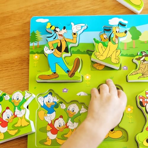 Melissa & Doug Melissa Doug Disney Mickey Mouse Wooden Chunky Puzzle