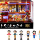 Polly Pocket Friends Compact Playset with 6 Character Dolls 9 Coffee Cup Exterior Toy