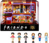 Polly Pocket Friends Compact Playset with 6 Character Dolls 9 Coffee Cup Exterior Toy