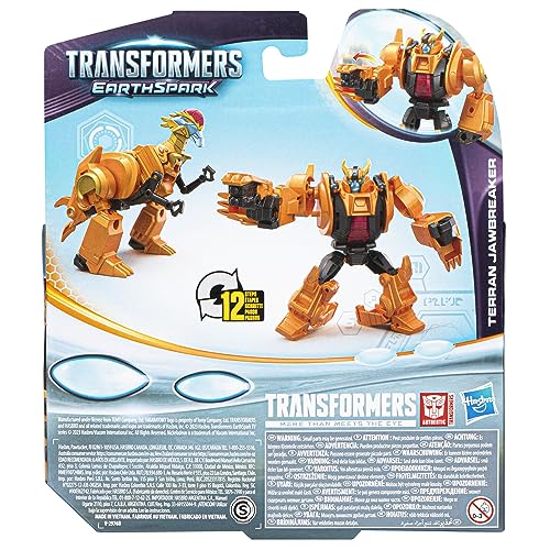 Transformers EarthSpark Warrior Class Optimus Prime Action Figure 5-Inch Robot for