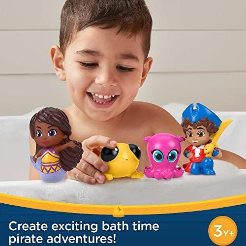 Fisher-Price Santiago of The Seas Pirate Bath Squirters with Santiago Kiko Lorelai