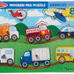 Melissa & Doug Melissa Doug Vehicles Wooden Peg Puzzle 8 pcs