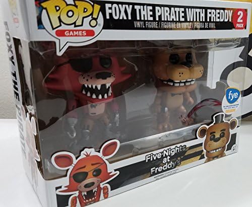 Funko POP Five Nights at Freddy's - Foxy the Pirate Fox with Freddy Fazbear - FYE 2 pack