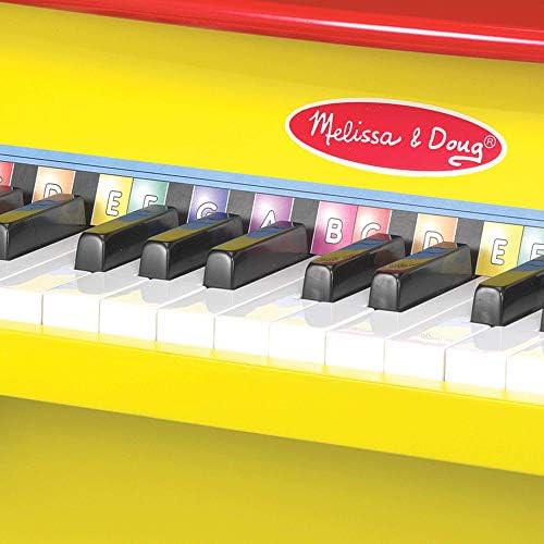 Melissa & Doug Melissa Doug Learn-To-Play Piano With 25 Keys and Color-Coded Songbook Toy