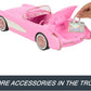Barbie Hot Wheels RC Corvette from The Movie Full-Function Remote-Control Toy Car Holds 2 Doll