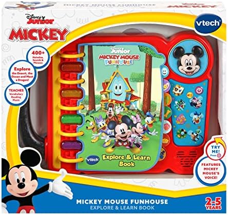 VTech Disney Junior Mickey Mouse Funhouse Explore and Learn Book