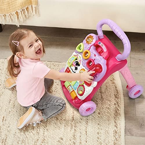 VTech Sit-to-Stand Learning Walker Frustration Free Packaging Blue