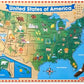 Melissa & Doug Melissa Doug USA Map Sound Puzzle - Wooden Puzzle With Sound Effects 40 pcs