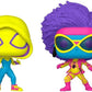 Funko Spider-Man Spider-Gwen Spider-Woman Pop Vinyl Bobblehead Figure Set - Black Light