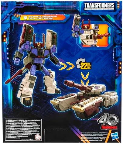 Transformers Legacy Evolution Leader Armada Universe Galvatron Toy 7-inch Action Figure