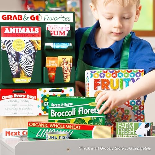 Melissa & Doug Melissa Doug Fresh Mart Grocery Store Play Food and Role Play Companion Set