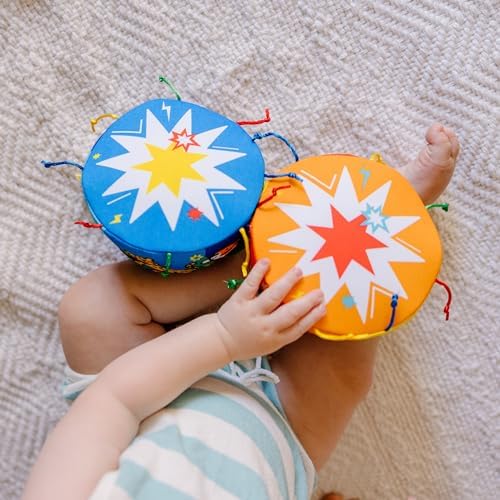 Melissa & Doug Melissa Doug K's Bongo Drums Soft Musical Instrument Multicolor 1 EA