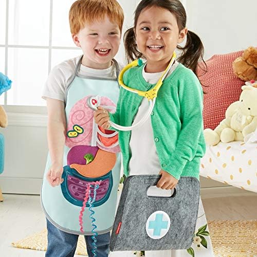 Fisher-Price Preschool Toy Patient and Doctor Set 7-Piece Kit for Medical Pretend Play