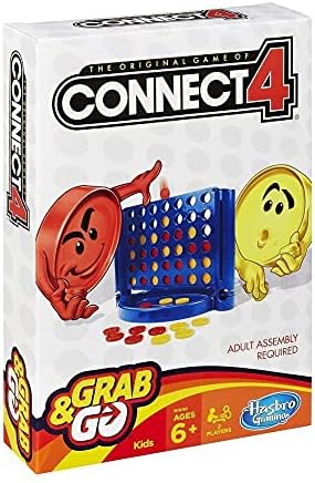 Hasbro Family Grab Go Variety Pack Bundle Clue Monopoly Connect 4 and Hungry Hungry Hippo